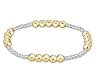 Enewton Classic Blissful 3mm Bead Bracelet - 6mm - Mixed Metal - Eden Lifestyle