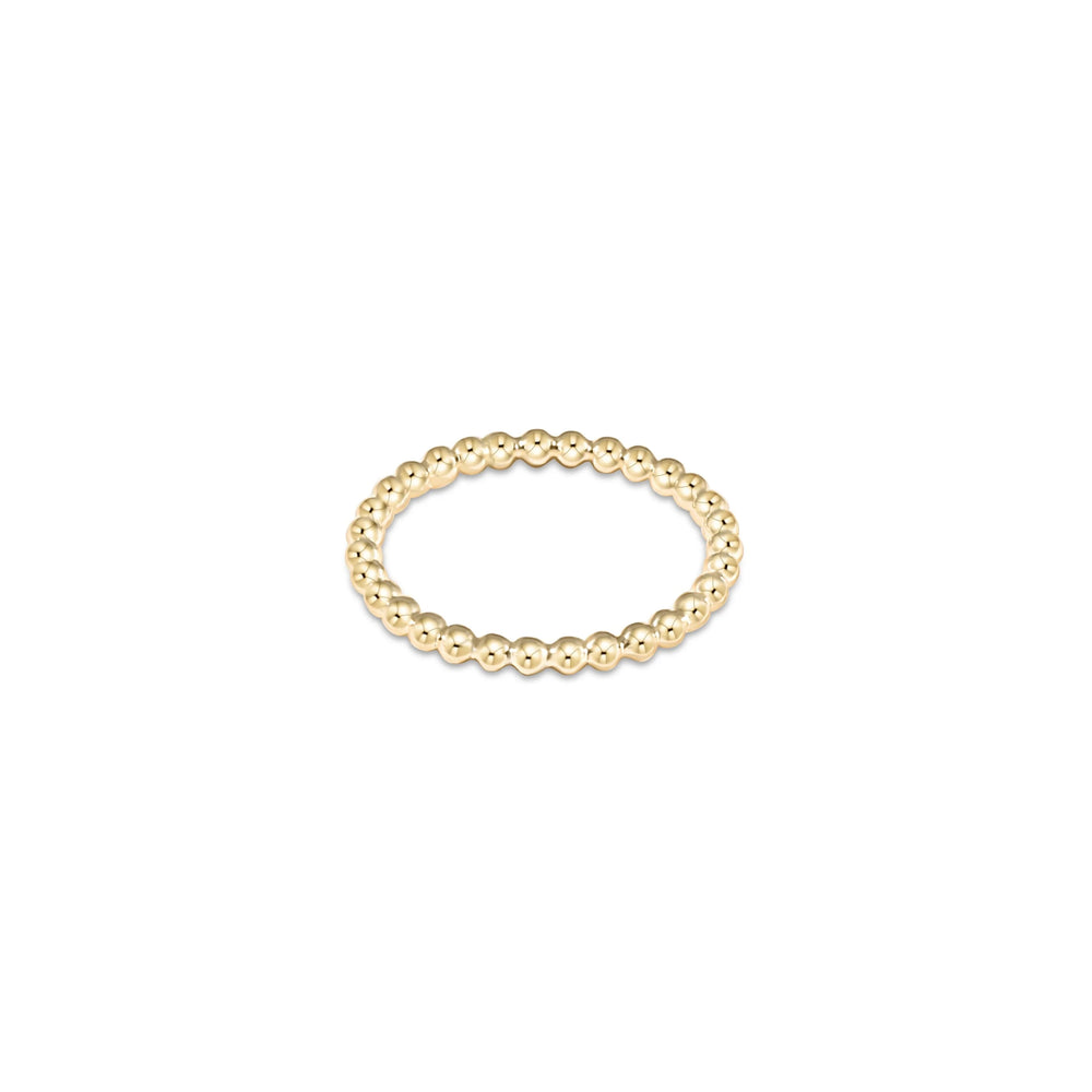 Enewton Classic Gold 2mm Bead Ring - Eden Lifestyle