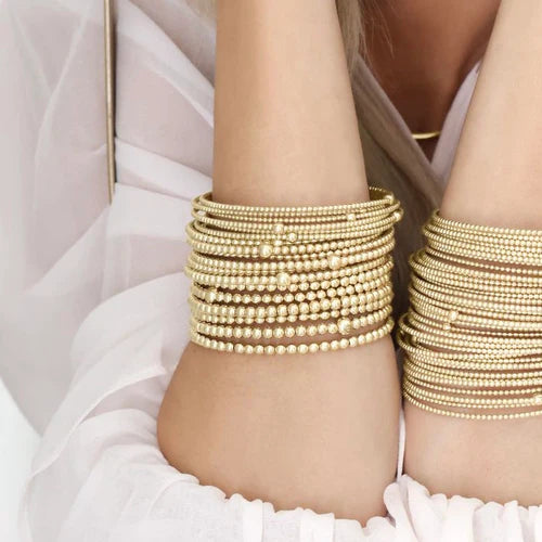 Enewton Classic Gold 3mm Bead Bangle - Eden Lifestyle