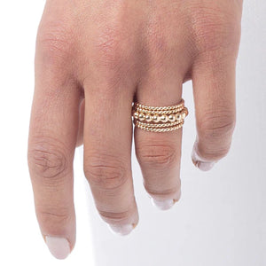 Enewton Classic Gold 3mm Bead Ring - Eden Lifestyle