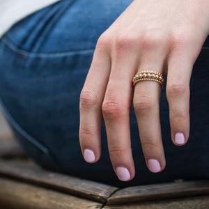 Enewton Classic Gold 3mm Bead Ring - Eden Lifestyle