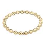 Enewton Classic Grateful Pattern 5mm Bead Bracelet - Gold - Eden Lifestyle