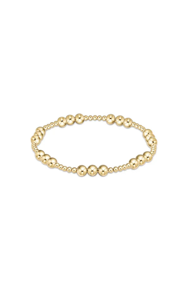 Enewton Classic Joy Pattern 5mm Bead Bracelet - Gold - Eden Lifestyle
