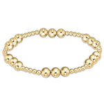 Enewton Classic Joy Pattern 6mm Bead Bracelet - Gold - Eden Lifestyle