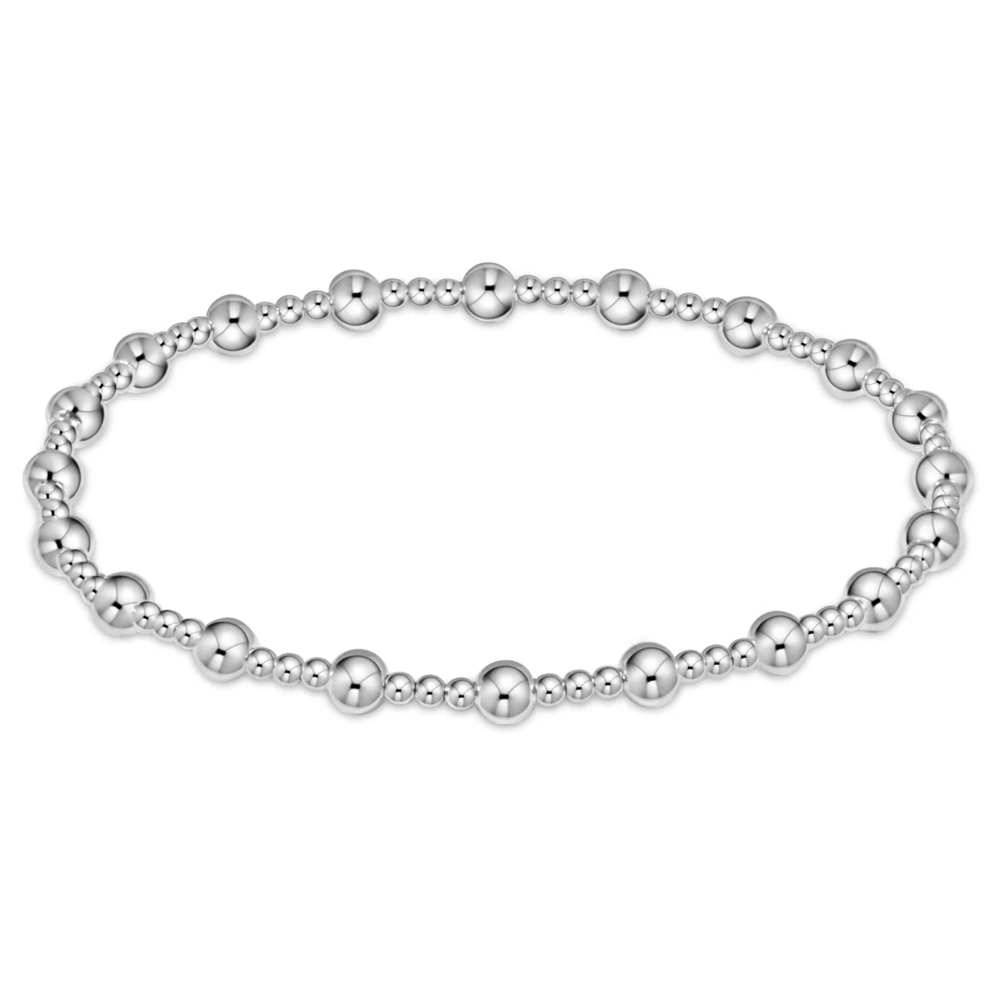 Enewton Classic Sincerity Pattern 4mm Bead Bracelet - Sterling - Eden Lifestyle