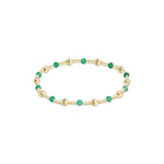 Enewton Dignity Sincerity Pattern 4mm Bead Bracelet - Green Onyx - Eden Lifestyle