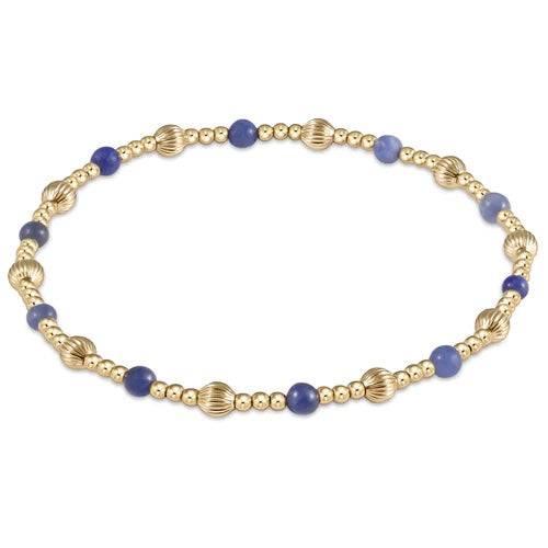 Enewton Dignity Sincerity Pattern 4mm Bead Bracelet - Lapis - Eden Lifestyle