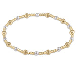Enewton Dignity Sincerity Pattern 4mm Bead Bracelet - Pearl - Eden Lifestyle