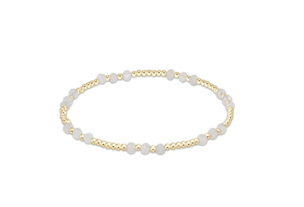Enewton Gemstone Gold Joy Pattern 3mm Bead Bracelet - Eden Lifestyle