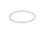 Enewton Gemstone Gold Joy Pattern 3mm Bead Bracelet - Eden Lifestyle