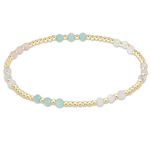 Enewton Gemstone Gold Joy Pattern 3mm Bead Bracelet - Eden Lifestyle