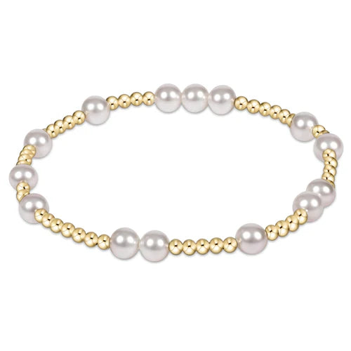 Enewton Hope Unwritten 6mm Bead Bracelet - Pearl - Eden Lifestyle