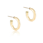 Enewton Round Gold 1.125" Post Hoop - 4mm - Eden Lifestyle