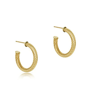 Enewton Round Gold 1.125" Post Hoop - 4mm - Eden Lifestyle