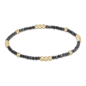 Enewton Worthy Pattern 2mm Bead Bracelet - Faceted Hematite - Eden Lifestyle