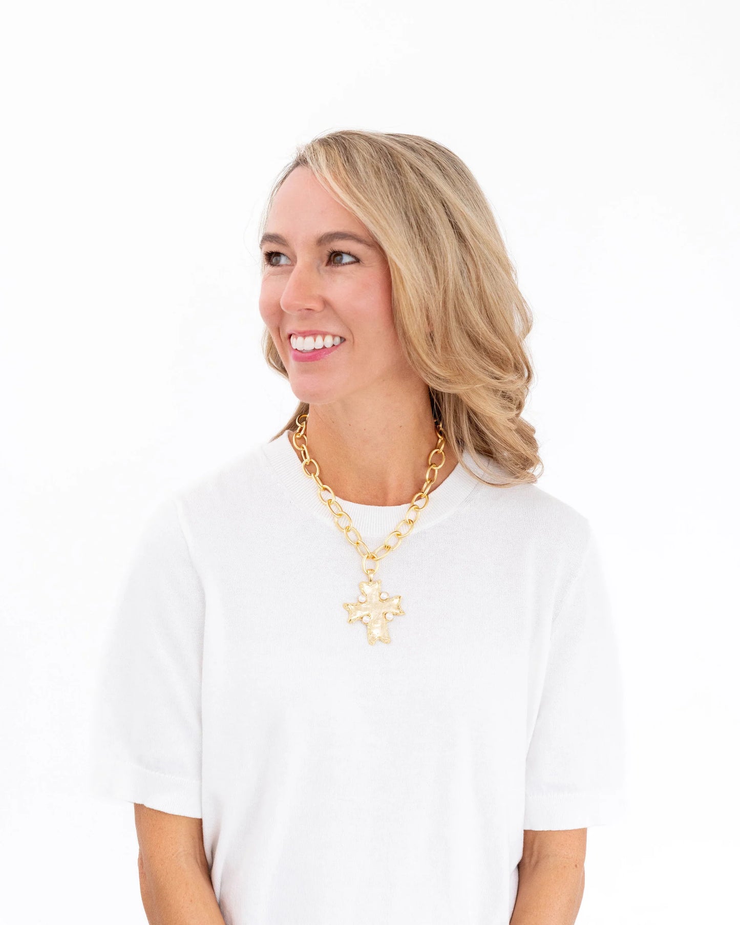 Esther Cross Necklace - Eden Lifestyle