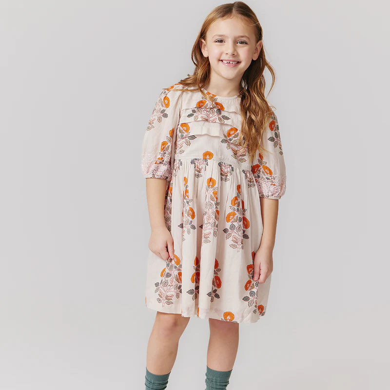 Evelyn Dress - Cloud Bouquet Floral - Eden Lifestyle