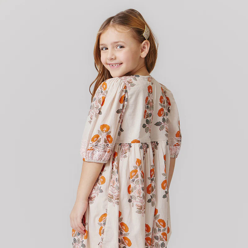 Evelyn Dress - Cloud Bouquet Floral - Eden Lifestyle