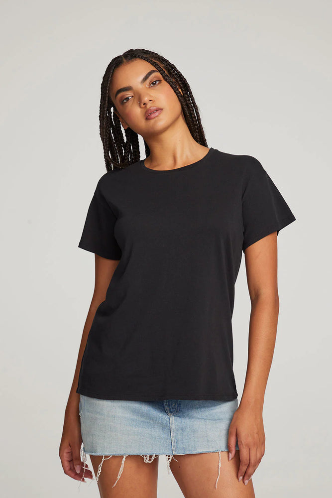 Everyday Essential Black Crew Neck Tee - Eden Lifestyle