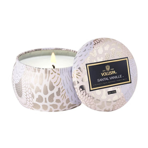 Voluspa - Santal Vanille Mini Tin Candle - Eden Lifestyle