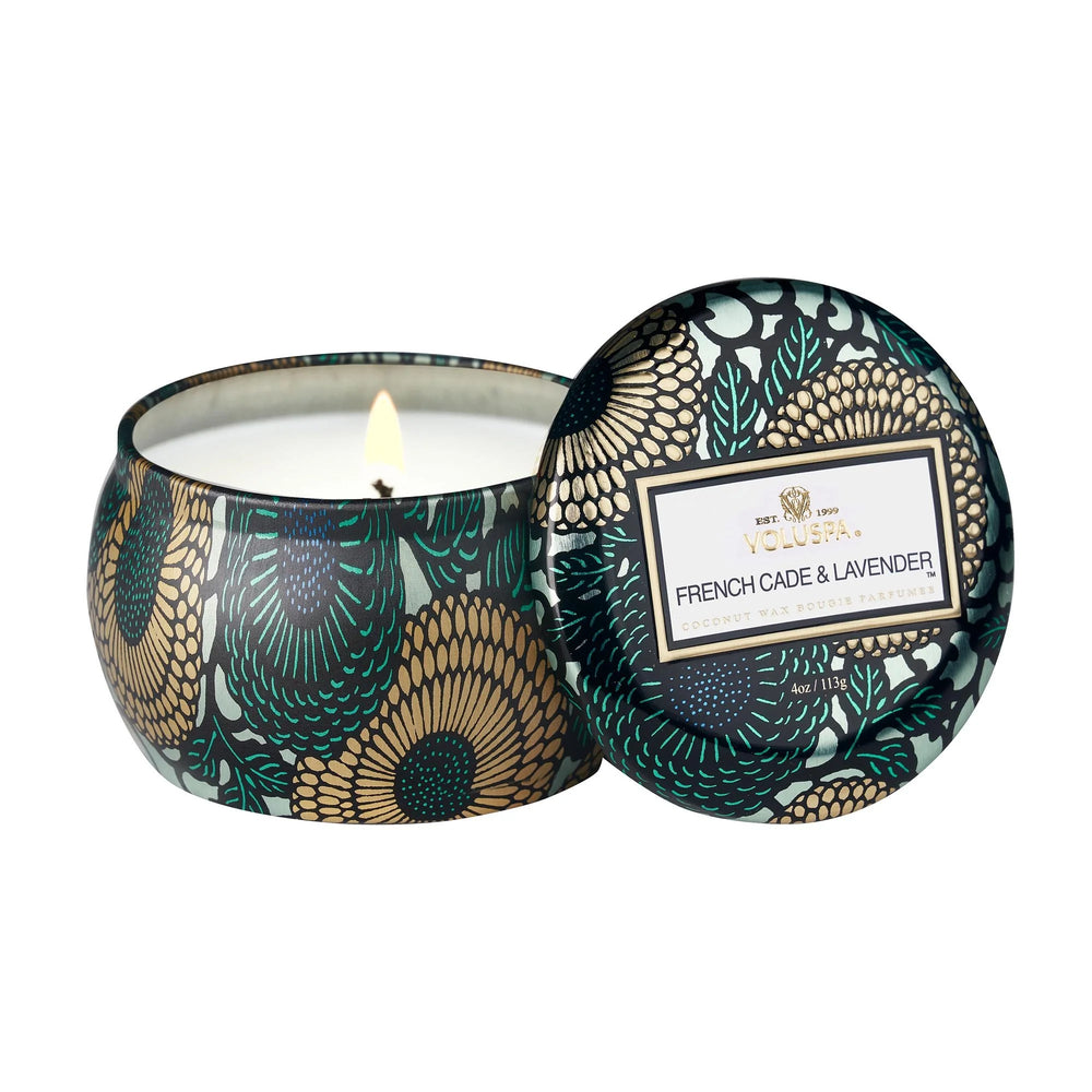 Voluspa - French Cade Lavender Mini Tin Candle - Eden Lifestyle