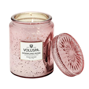 Sparkling Rose Large Jar - Eden Lifestyle