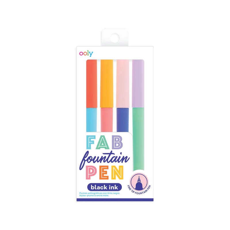 Fab Fountain Pens - Set of 4 - Eden Lifestyle