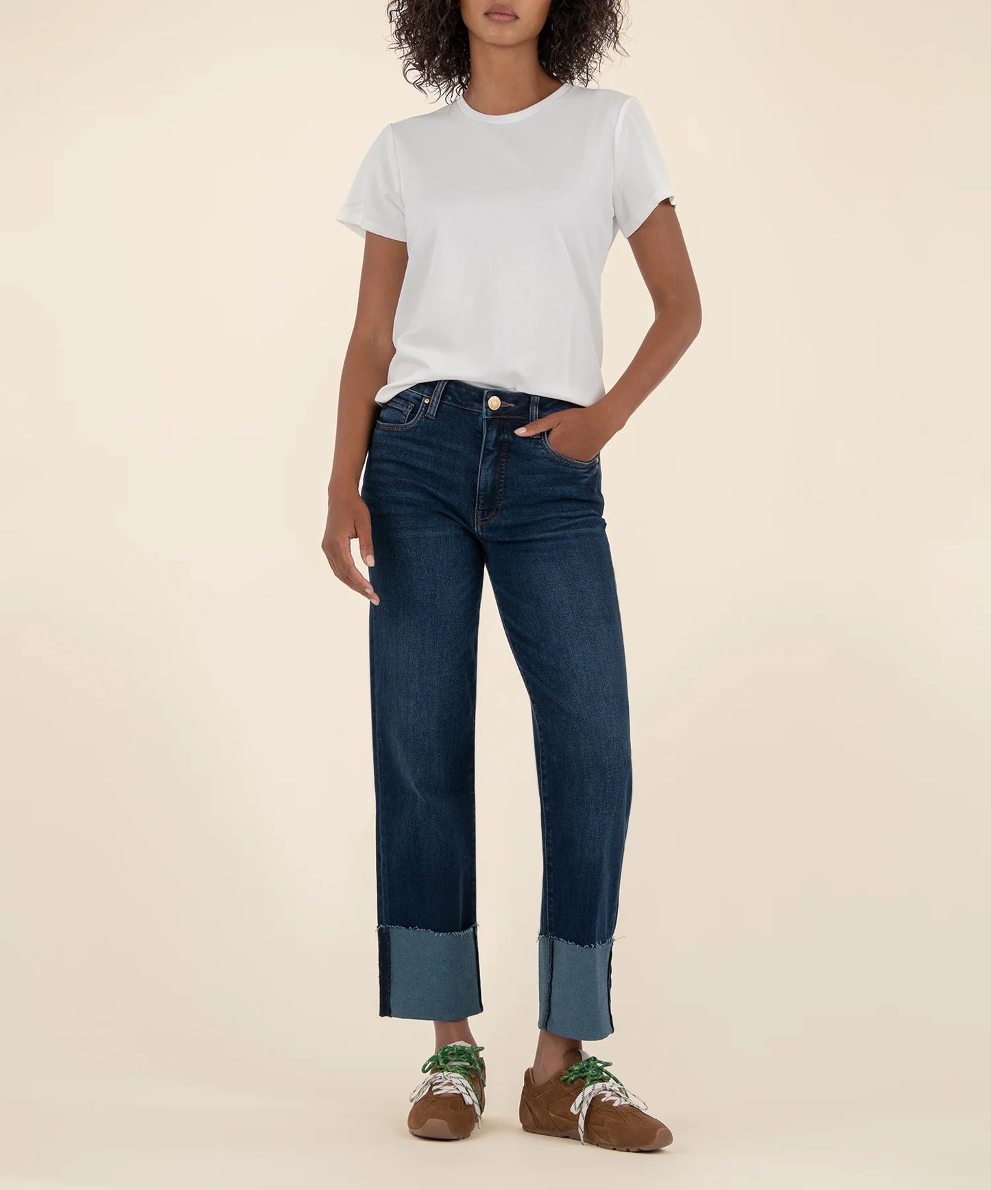 Fay High Rise Straight Leg Unequalled w/Euro Base Wash - Eden Lifestyle