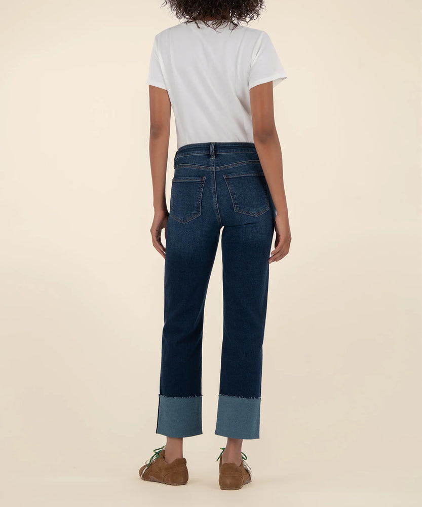Fay High Rise Straight Leg Unequalled w/Euro Base Wash - Eden Lifestyle