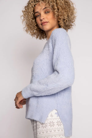 Feather Knit Long Sleeve and Short Set - Eden Lifestyle