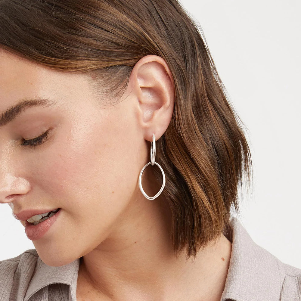 Fleur-de-Lis 2-in-1 Earring - Eden Lifestyle
