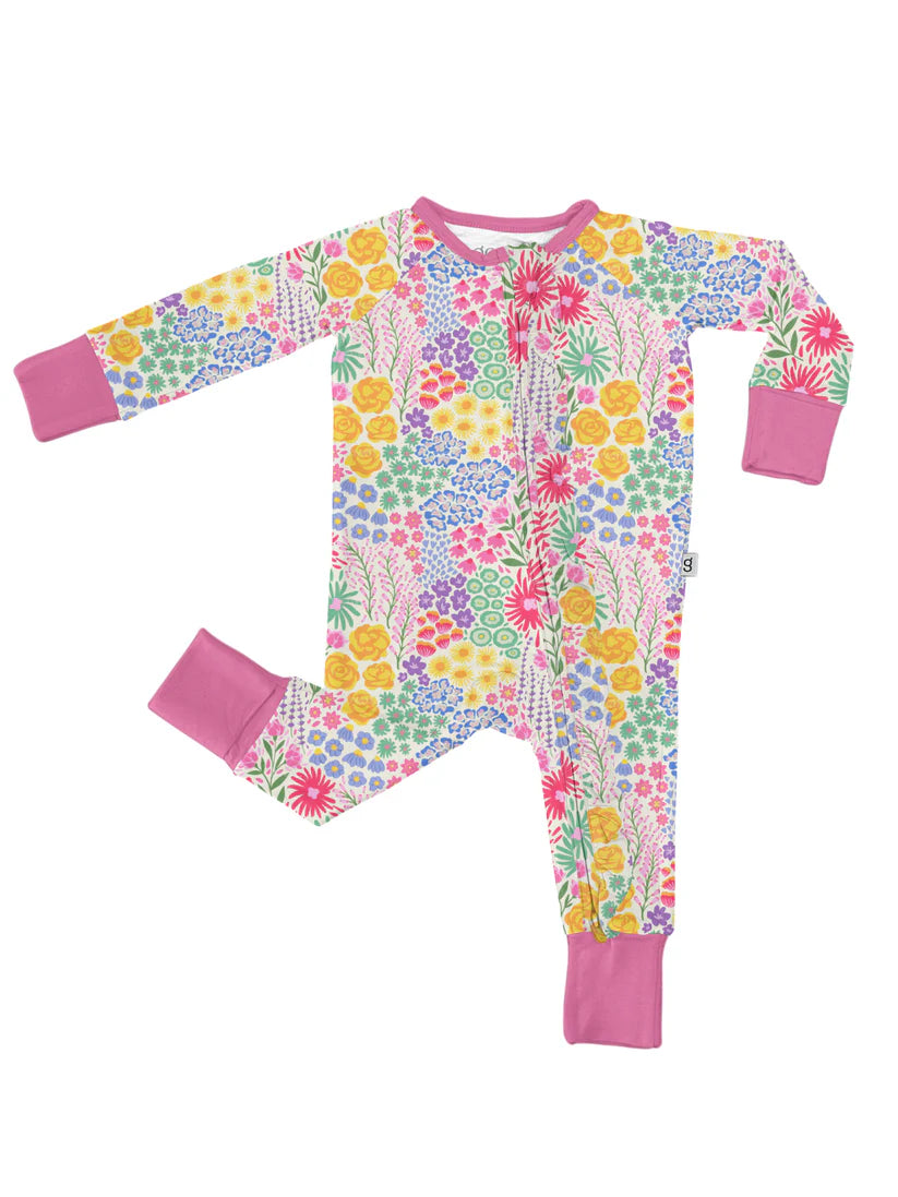 Flower Fields Long Sleeve Pajamas - Eden Lifestyle
