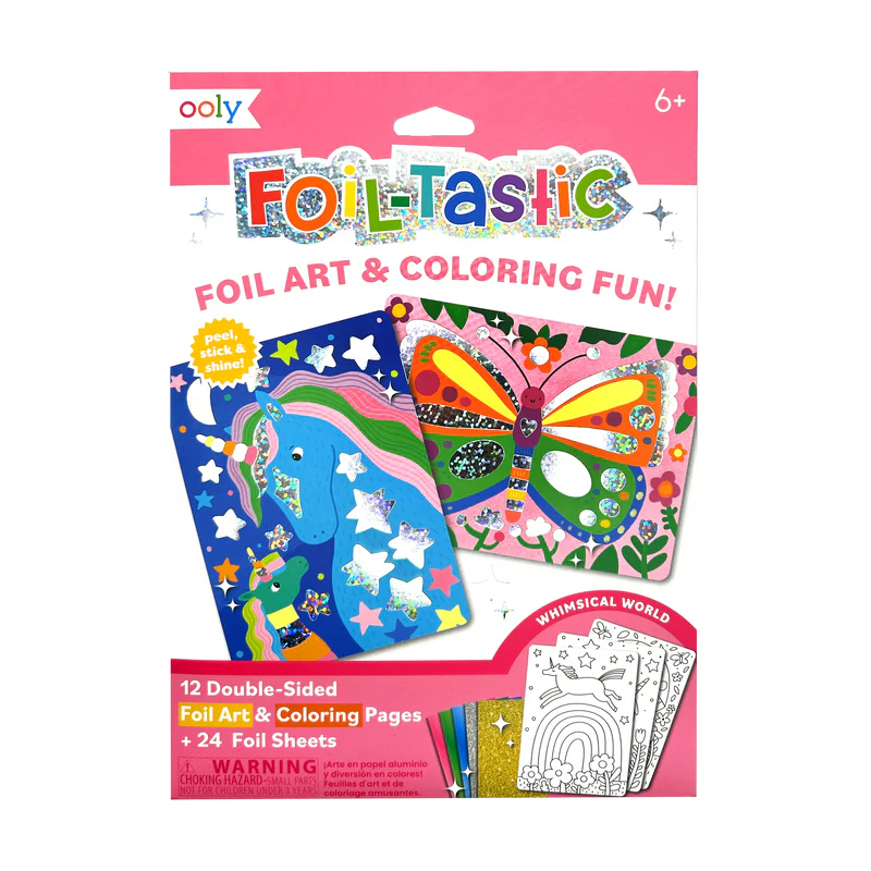 Foil-tastic Foil Art & Coloring Set - Whimsical World - Eden Lifestyle