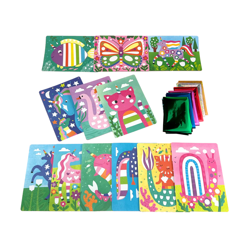 Foil-tastic Foil Art & Coloring Set - Whimsical World - Eden Lifestyle