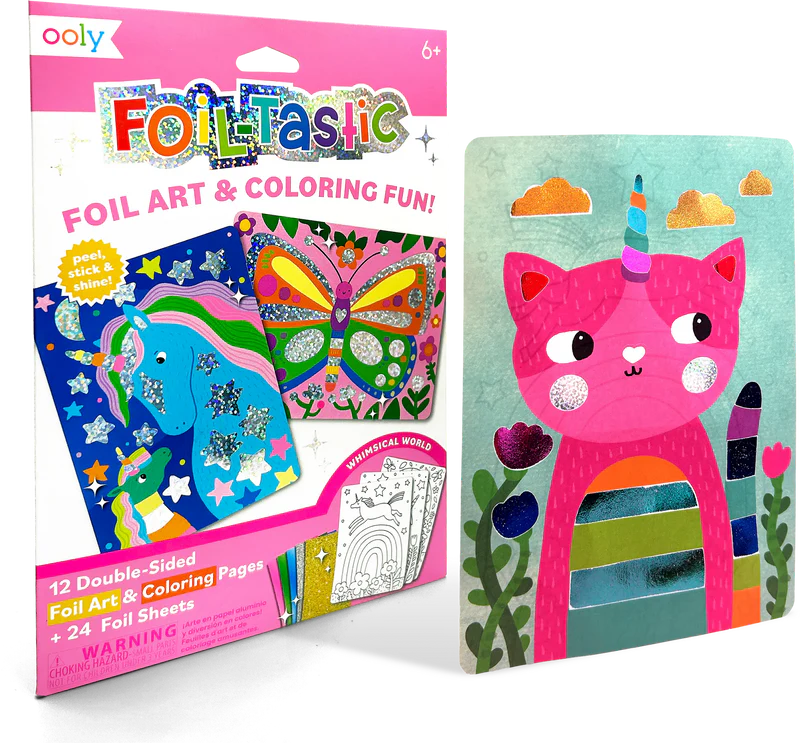 Foil-tastic Foil Art & Coloring Set - Whimsical World - Eden Lifestyle