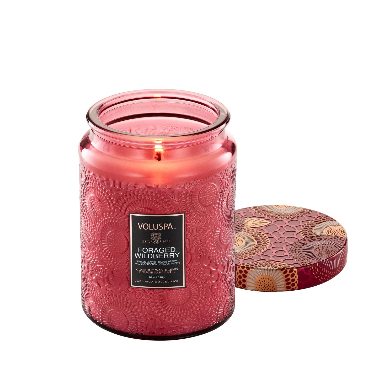 Voluspa Foraged Wildberry Large Jar Candle - Eden Lifestyle