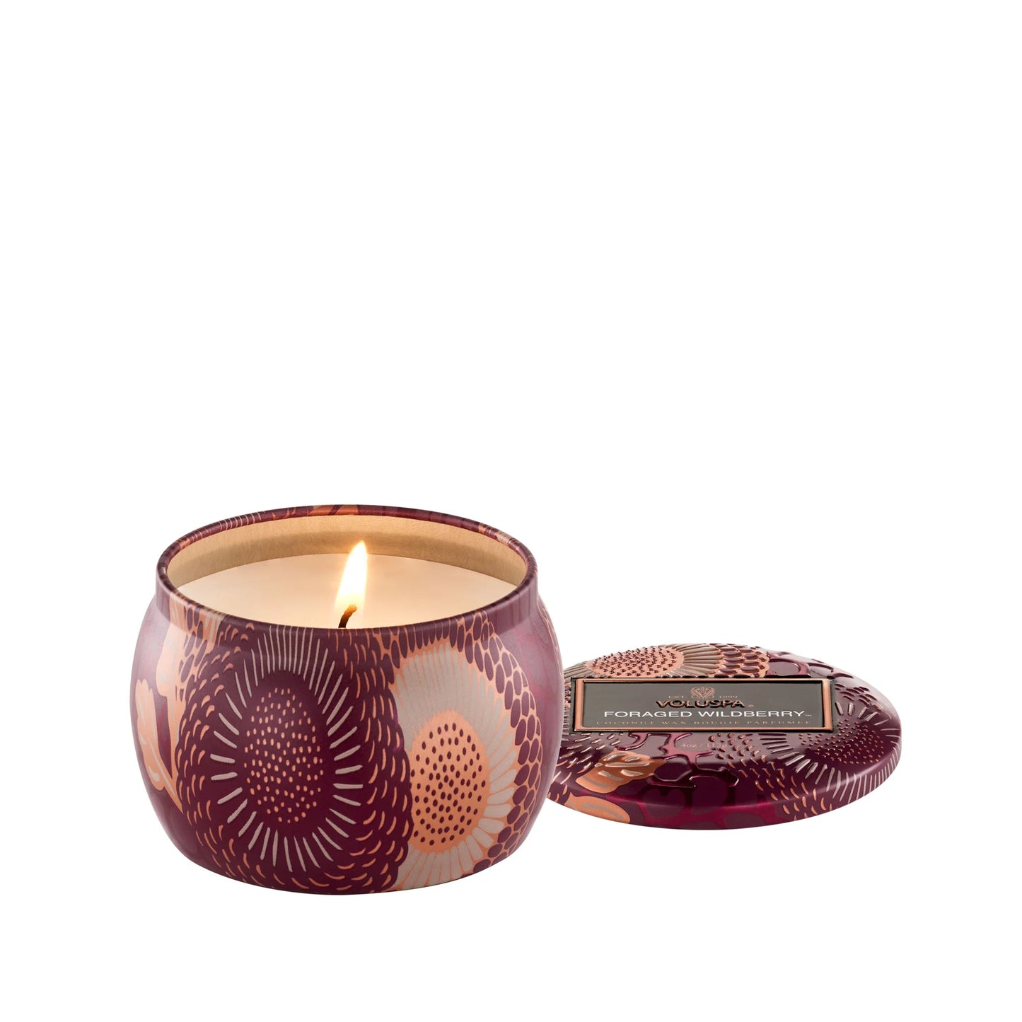 Voluspa Foraged Wildberry Mini Tin Candle - Eden Lifestyle