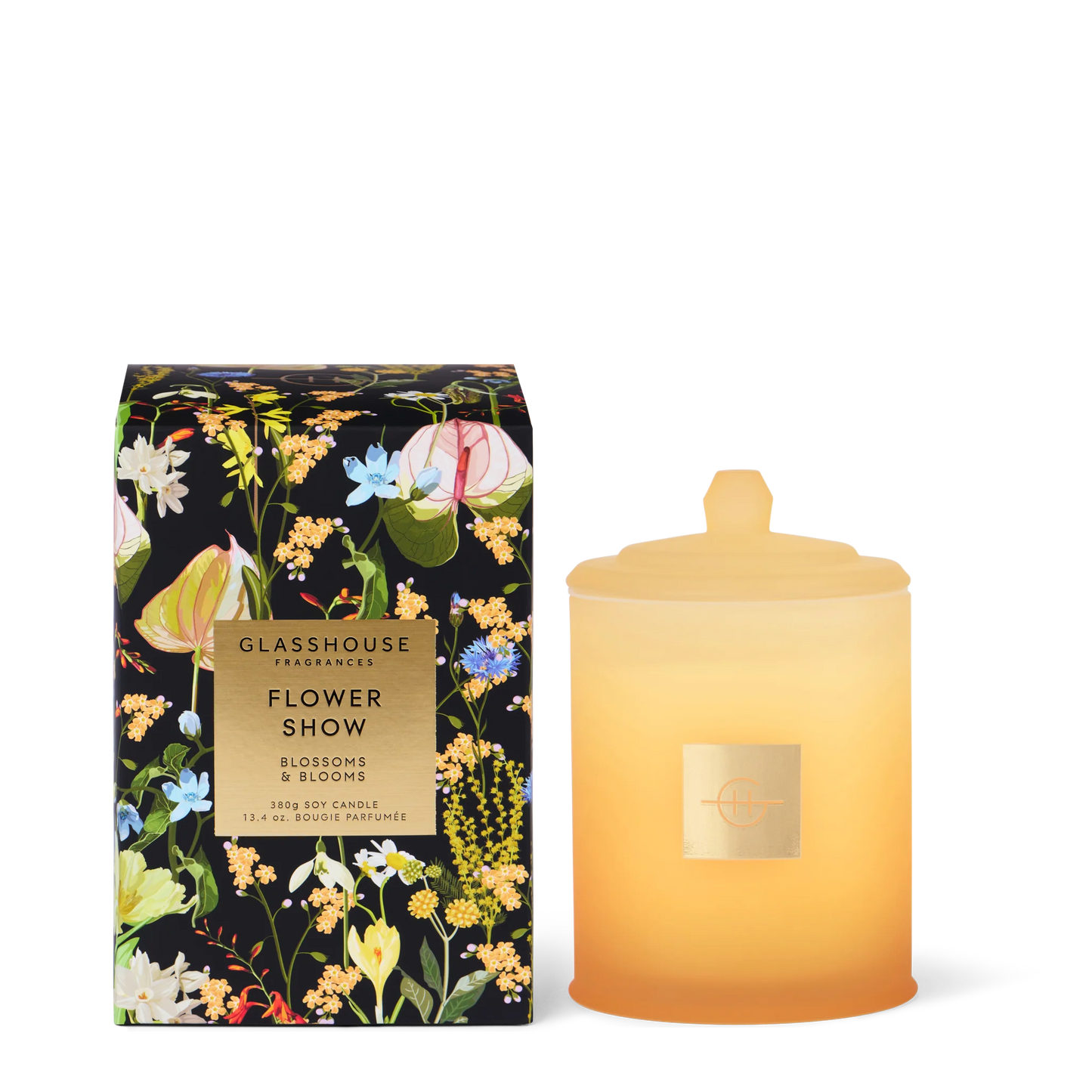 Glasshouse Flower Show 13.4 oz Triple Scented Candle - Eden Lifestyle