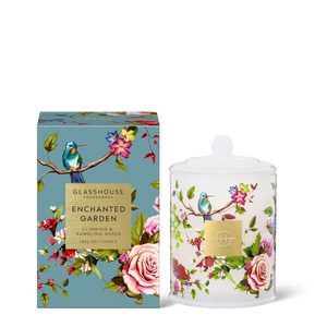 Glasshouse Fragrances - Enchanted Garden 13.4 oz. Triple Scented Candle - Eden Lifestyle
