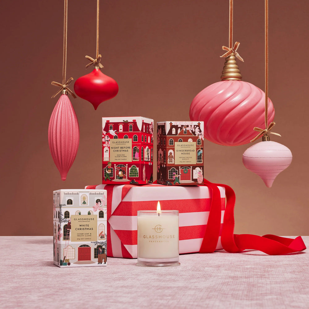 Glasshousr Fragrances - Christmas Trio Candles - Eden Lifestyle