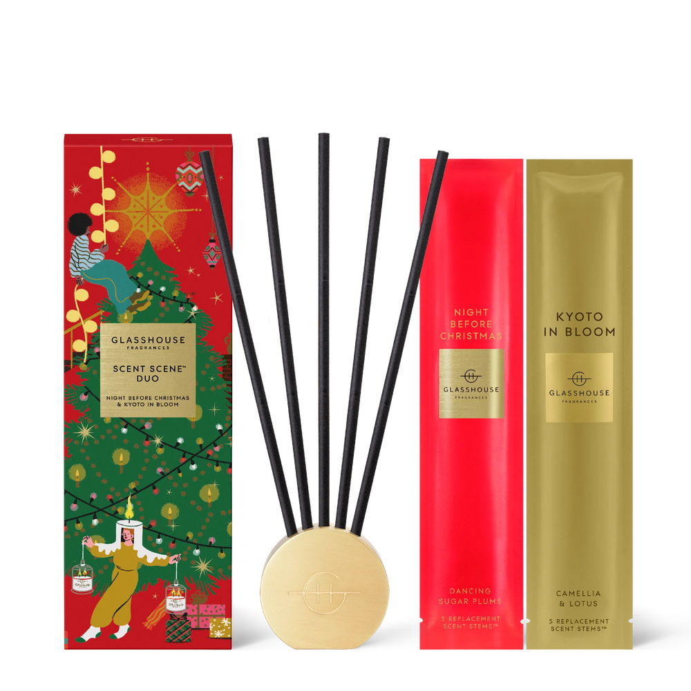 Glasshouse Fragrances Night Before Christmas & One Night in Rio Scent Scene Duo - Eden Lifestyle