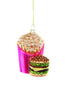 Burger & Fries Ornament - Eden Lifestyle