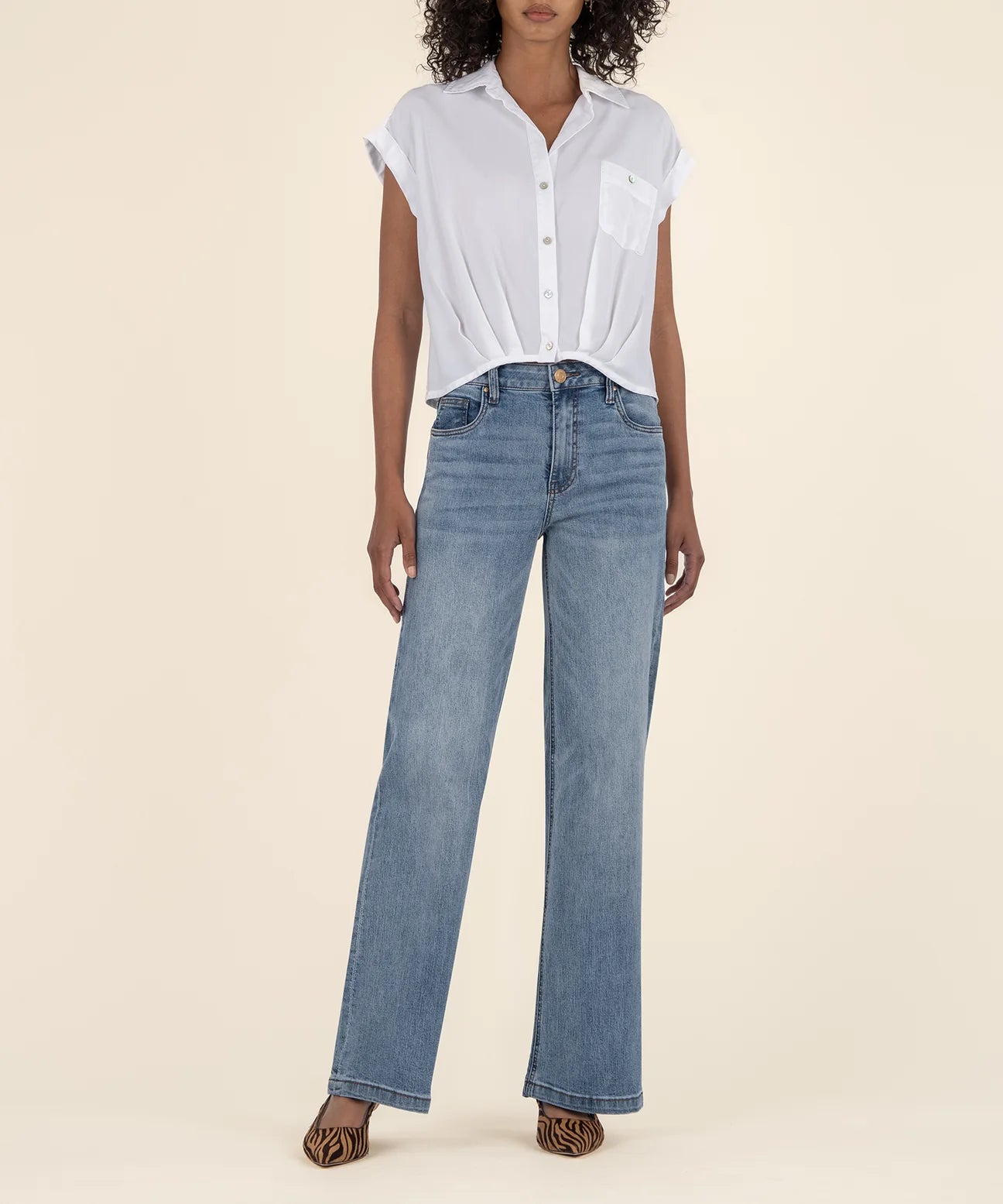 Gaia Pleat Hem Top - Eden Lifestyle