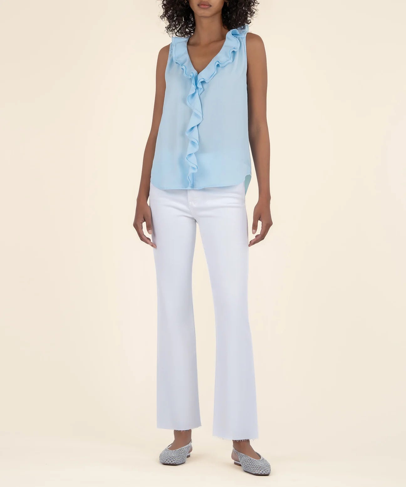 Genessa Top Baby Blue - Eden Lifestyle