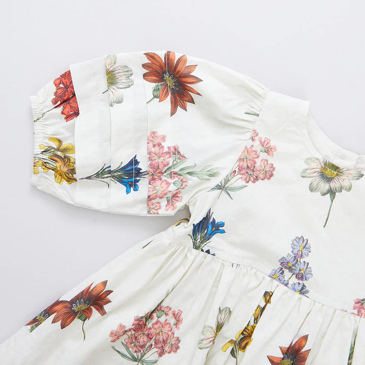 Girls Brooke Dress - Notebook Botanical - Eden Lifestyle