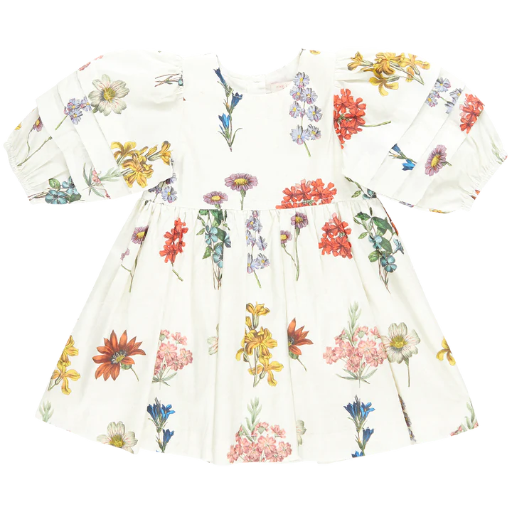 Girls Brooke Dress - Notebook Botanical - Eden Lifestyle