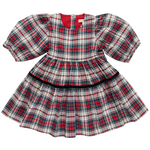 Girls Maribelle Dress - Holly Tartan - Eden Lifestyle