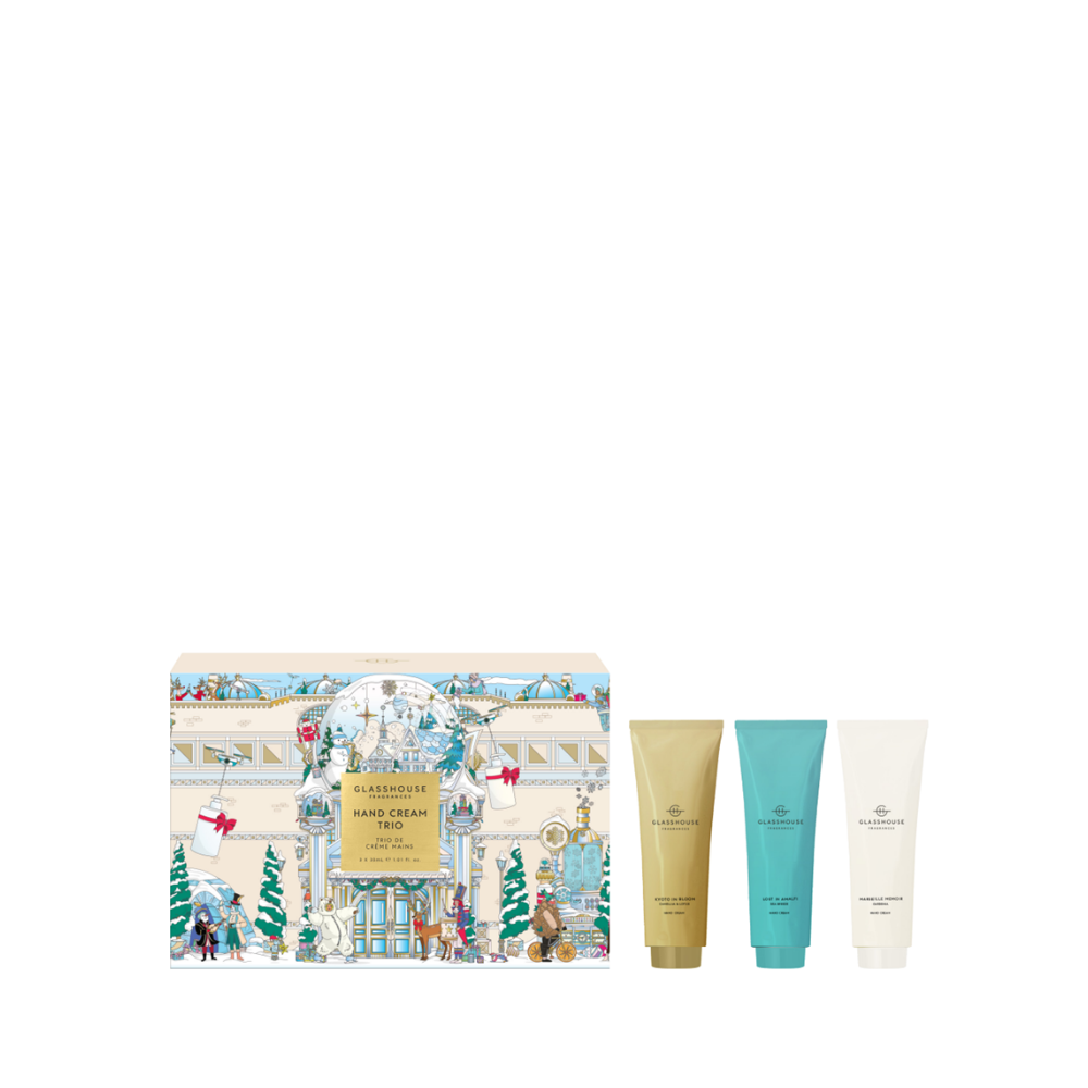 Glasshouse Fragrances - Hand Cream Trio Gift Set - Eden Lifestyle
