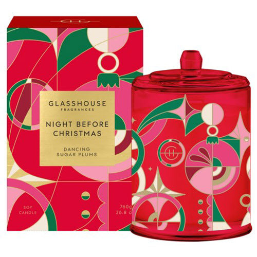 Glasshouse Fragrances - Night Before Christmas Candle 26.8 oz. - Eden Lifestyle