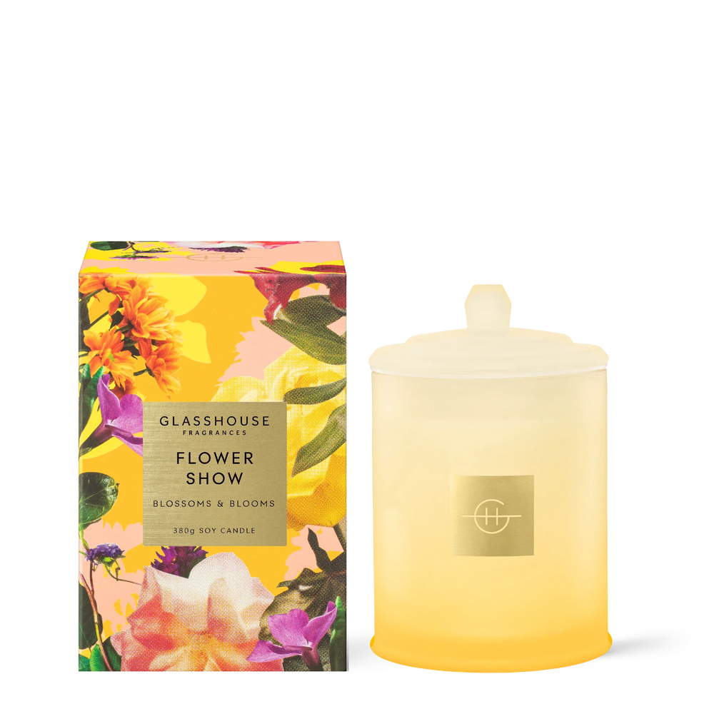 Glasshouse Fragrances Flower Show Candle - Eden Lifestyle